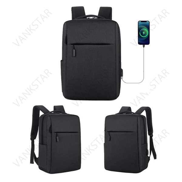 Laptop Backpack With Usb Charging Port - Laptop Backpack With Usb Charging Port - Image 2 of 4