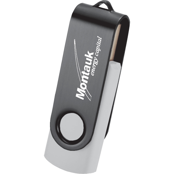 Rotate Black Clip Flash Drive 8GB - Rotate Black Clip Flash Drive 8GB - Image 0 of 0