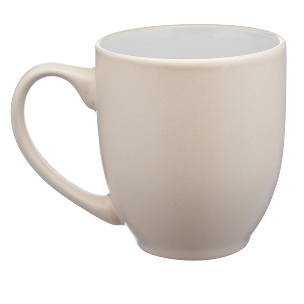 16 oz. Carter Creme Bistro Custom Ceramic Mugs - 16 oz. Carter Creme Bistro Custom Ceramic Mugs - Image 2 of 3