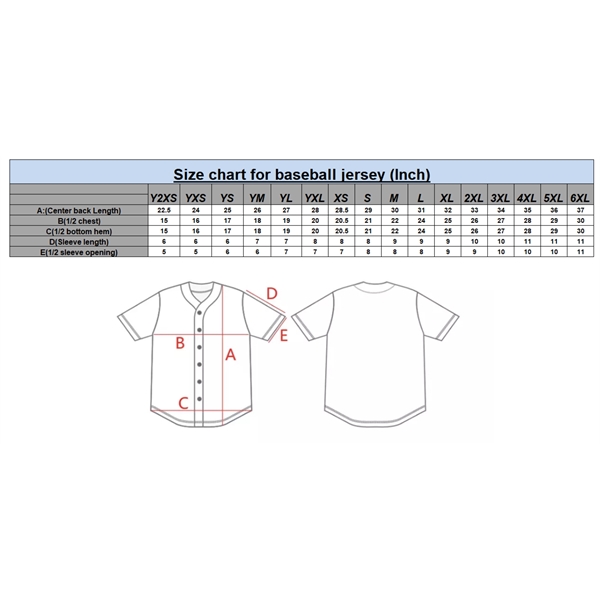 Premium Baseball Jersey Fully Customized - Premium Baseball Jersey Fully Customized - Image 6 of 6