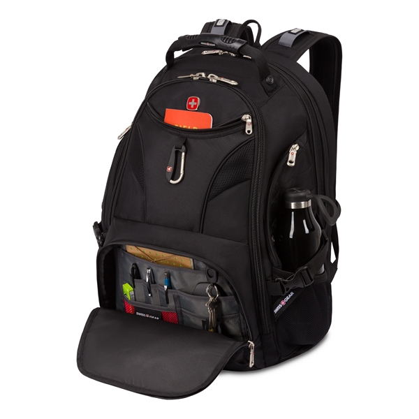 5977 17" ScanSmart Laptop Backpack - Black - 5977 17" ScanSmart Laptop Backpack - Black - Image 4 of 10