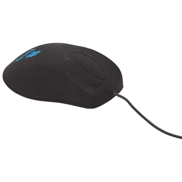 Seal Shield™ Mouse Black Antimicrobial-Washable Mouse - Seal Shield™ Mouse Black Antimicrobial-Washable Mouse - Image 0 of 4