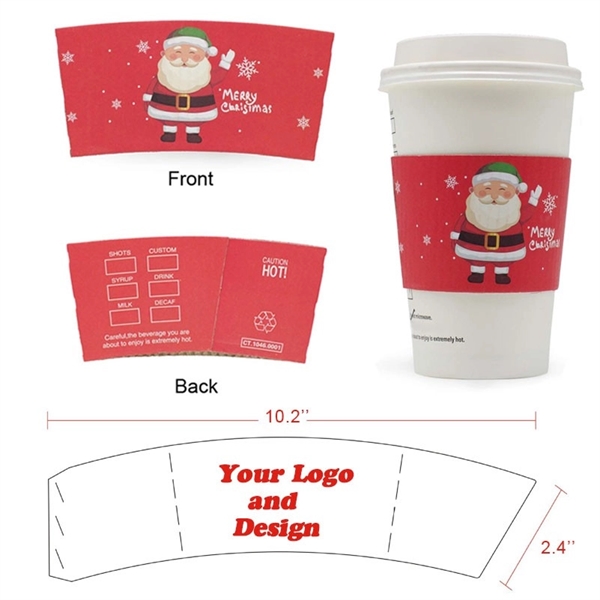 Full Color Customized Paper Coffee Cup Sleeves - Full Color Customized Paper Coffee Cup Sleeves - Image 0 of 0
