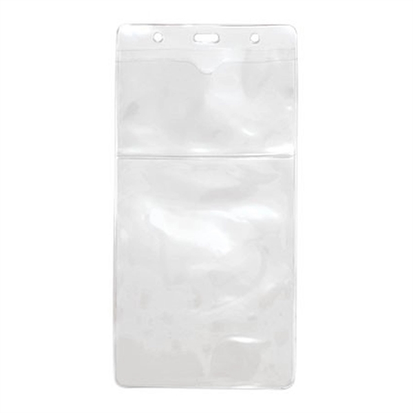 4.00" X 8.00" Vertical Clear Vinyl Event Size Card Holder - 4.00" X 8.00" Vertical Clear Vinyl Event Size Card Holder - Image 0 of 0