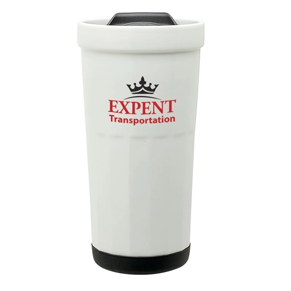 Latte 16 oz. Ceramic Travel Tumbler - Latte 16 oz. Ceramic Travel Tumbler - Image 0 of 1