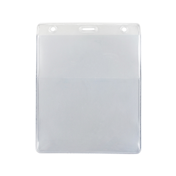 Vertical Top Load Colored Badge Holder 4.44" x 5.25" - Vertical Top Load Colored Badge Holder 4.44" x 5.25" - Image 1 of 3