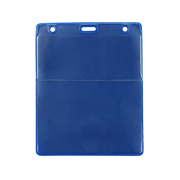 Vertical Top Load Colored Badge Holder 4.44" x 5.25" - Vertical Top Load Colored Badge Holder 4.44" x 5.25" - Image 2 of 3