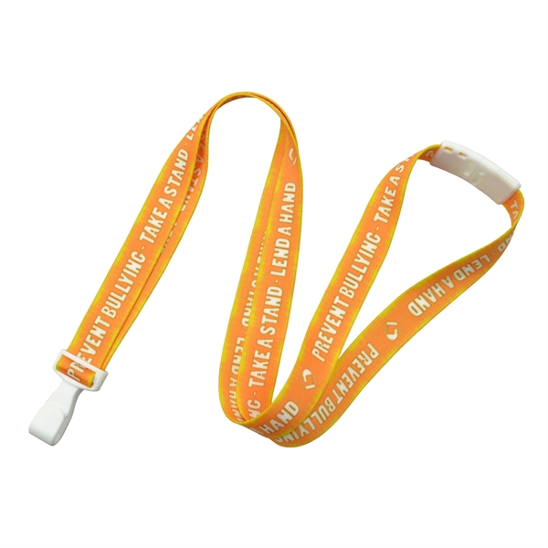 5/8" Dye Sublimated Breakaway Lanyard (Anti-Bullying) - 5/8" Dye Sublimated Breakaway Lanyard (Anti-Bullying) - Image 0 of 0