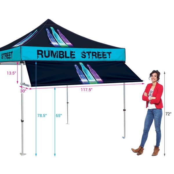 10' Premium Tent Awning - 10' Premium Tent Awning - Image 8 of 10