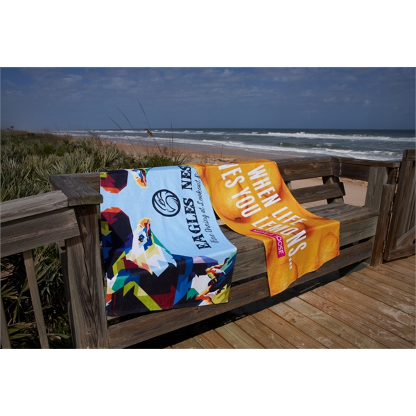 Premium Beach Towel - 30x60 - Premium Beach Towel - 30x60 - Image 1 of 2