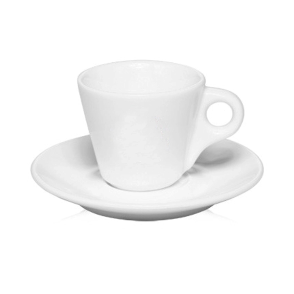 2.75 oz. Espresso Porcelain Cups with Saucer Sets - 2.75 oz. Espresso Porcelain Cups with Saucer Sets - Image 1 of 1