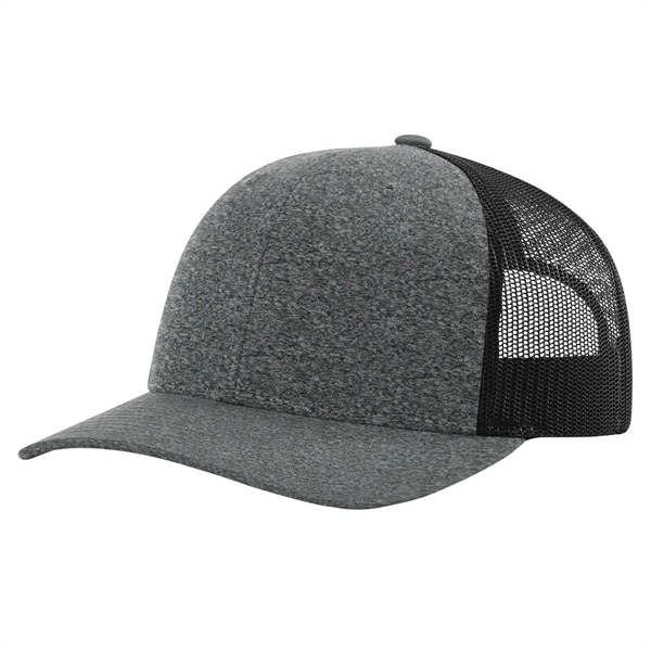 Richardson® Heathered Low Pro Trucker - Richardson® Heathered Low Pro Trucker - Image 0 of 11