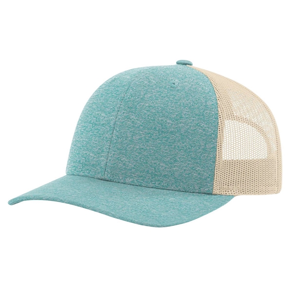 Richardson® Heathered Low Pro Trucker - Richardson® Heathered Low Pro Trucker - Image 3 of 11