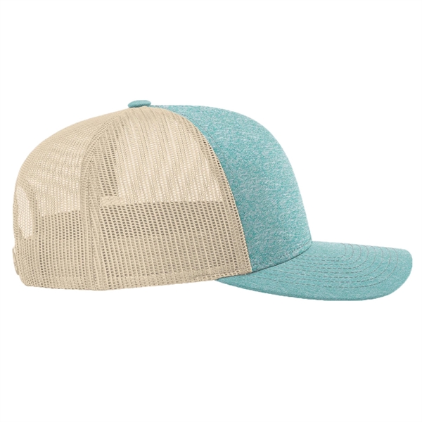 Richardson® Heathered Low Pro Trucker - Richardson® Heathered Low Pro Trucker - Image 5 of 11