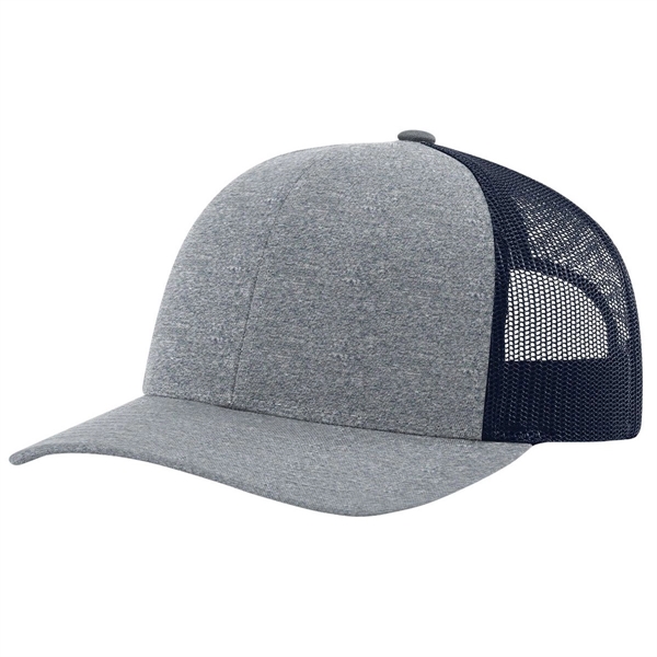 Richardson® Heathered Low Pro Trucker - Richardson® Heathered Low Pro Trucker - Image 6 of 11