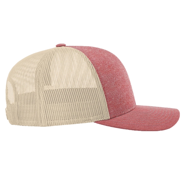 Richardson® Heathered Low Pro Trucker - Richardson® Heathered Low Pro Trucker - Image 11 of 11
