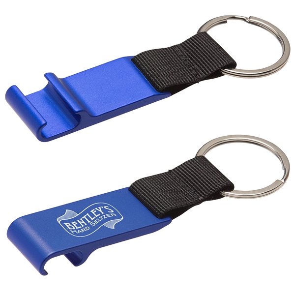 Aluminum Bottle Opener with Key Ring - Aluminum Bottle Opener with Key Ring - Image 2 of 4