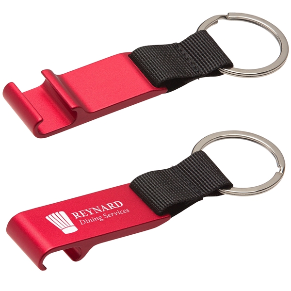 Aluminum Bottle Opener with Key Ring - Aluminum Bottle Opener with Key Ring - Image 4 of 4