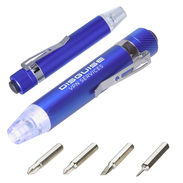 Quick-Reach 4-Bit Screwdriver Set with Light - Quick-Reach 4-Bit Screwdriver Set with Light - Image 1 of 3