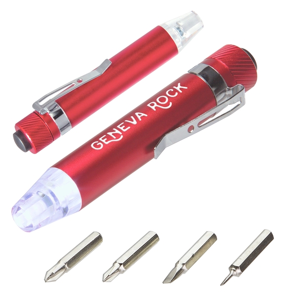 Quick-Reach 4-Bit Screwdriver Set with Light - Quick-Reach 4-Bit Screwdriver Set with Light - Image 2 of 3