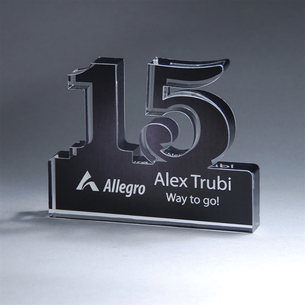 Freestanding 15 Year Anniversary Award - Freestanding 15 Year Anniversary Award - Image 0 of 0