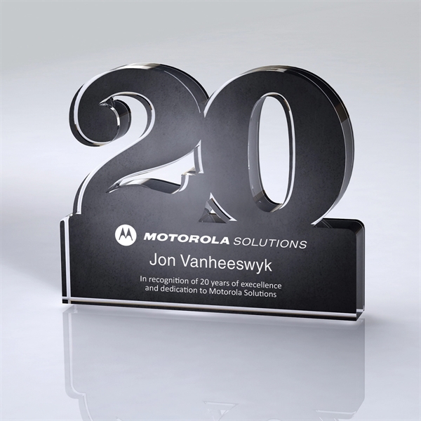 Freestanding 20 Year Anniversary Award - Freestanding 20 Year Anniversary Award - Image 0 of 0