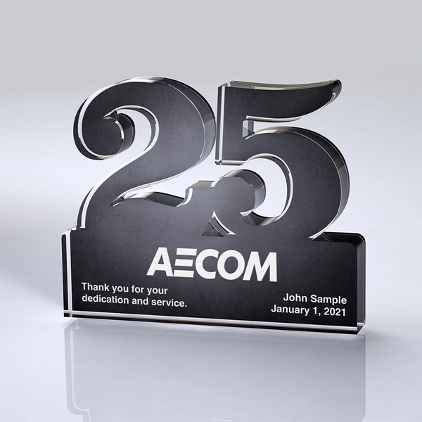 Freestanding 25 Year Anniversary Award - Freestanding 25 Year Anniversary Award - Image 0 of 0