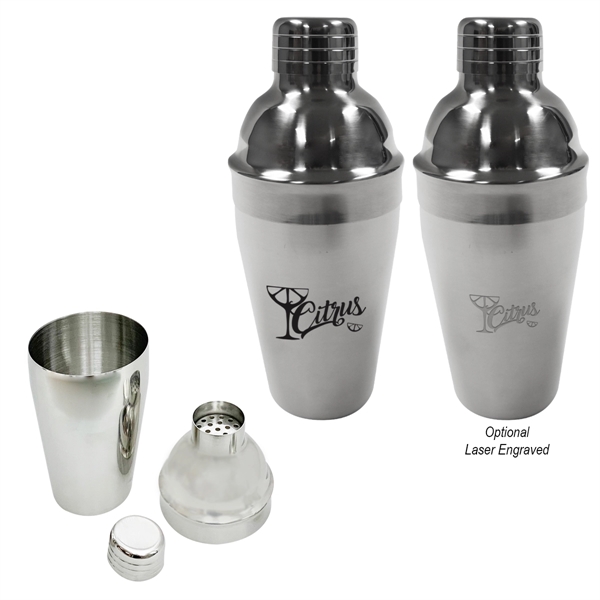 18.5 Oz. Stainless Steel Cocktail Shaker - 18.5 Oz. Stainless Steel Cocktail Shaker - Image 0 of 3