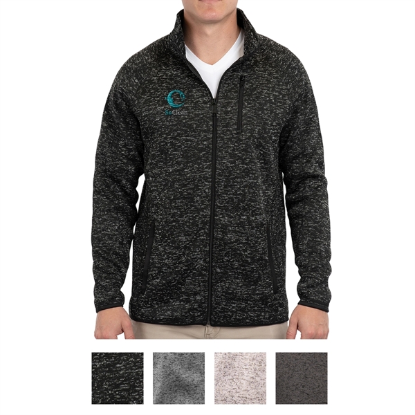 Burnside Men's Sweater Knit Jacket - Burnside Men's Sweater Knit Jacket - Image 0 of 4