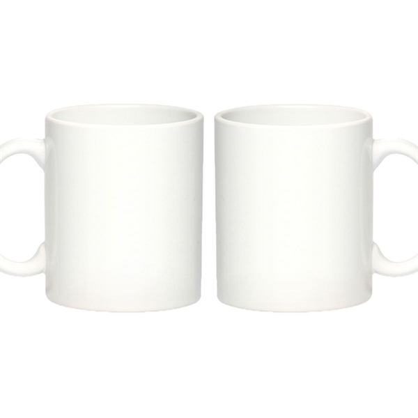 11 oz. Full Color Glossy Custom Photo Ceramic Mugs