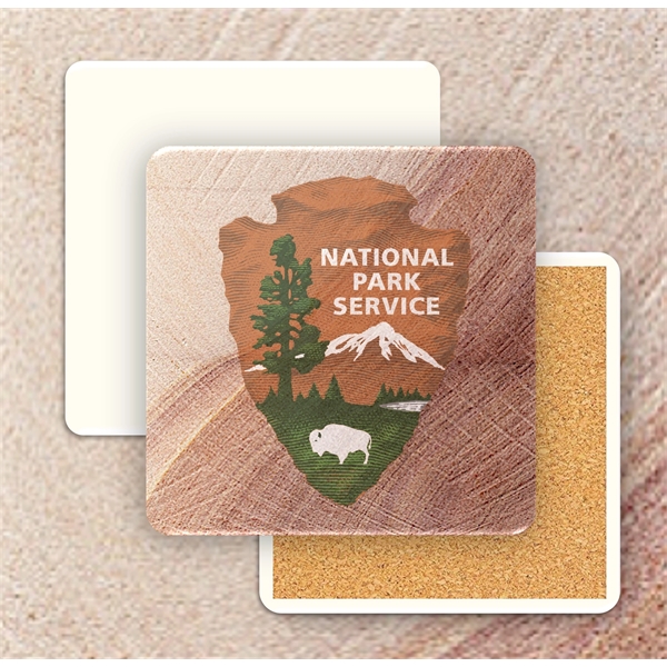 Faux Sandstone Absorbent Stone Coaster - Faux Sandstone Absorbent Stone Coaster - Image 7 of 8