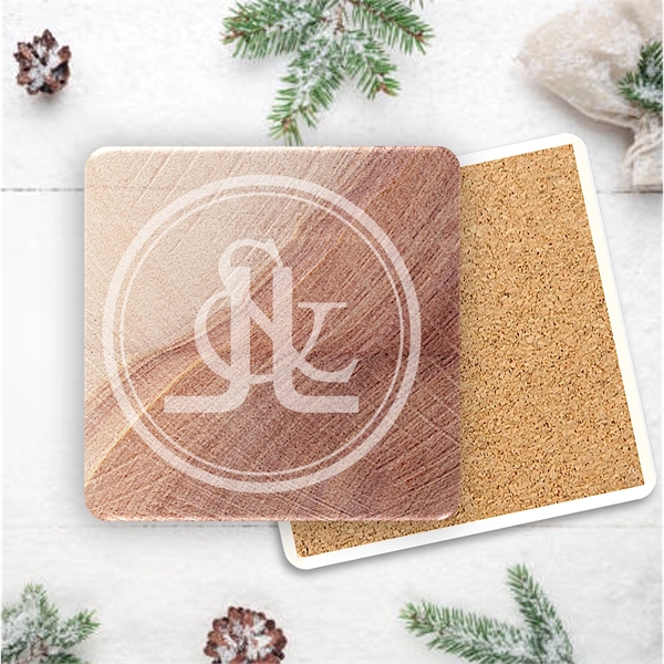 Faux Sandstone Absorbent Stone Coaster - Faux Sandstone Absorbent Stone Coaster - Image 8 of 8