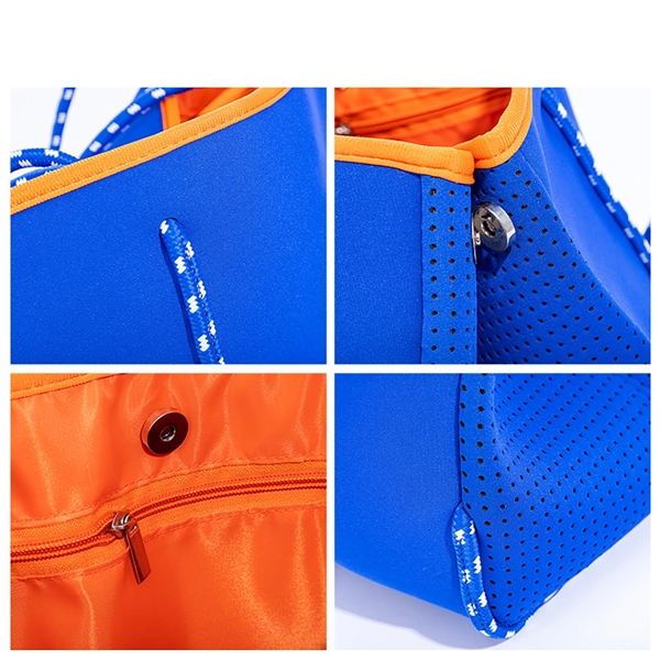 Neoprene Tote Beach Bag - Neoprene Tote Beach Bag - Image 2 of 3