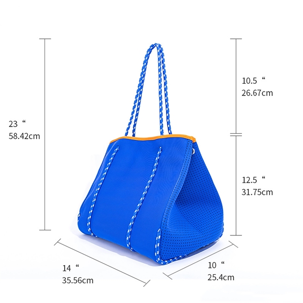 Neoprene Tote Beach Bag - Neoprene Tote Beach Bag - Image 3 of 3