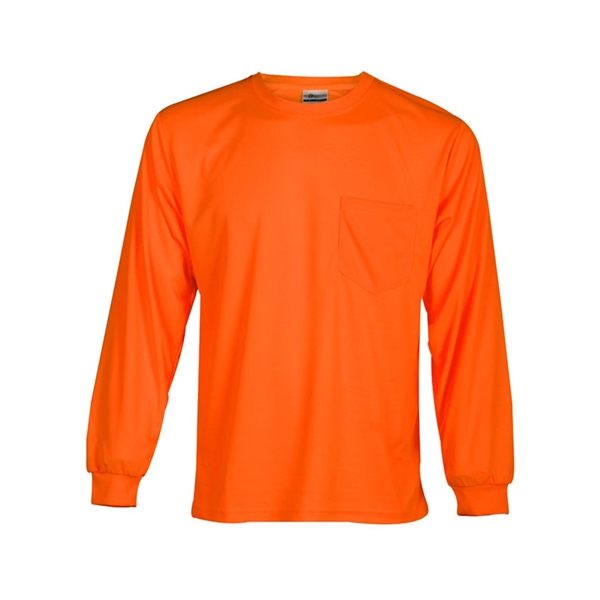 Kishigo Microfiber Polyester Long Sleeve T-Shirt - Kishigo Microfiber Polyester Long Sleeve T-Shirt - Image 2 of 4