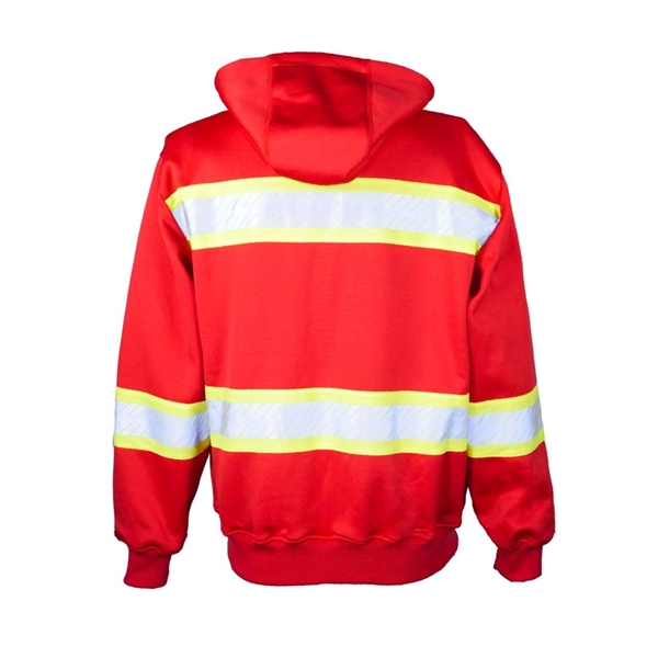 Kishigo EV Series® Enhanced Visibility Full-Zip Hooded Sw... - Kishigo EV Series® Enhanced Visibility Full-Zip Hooded Sw... - Image 5 of 7