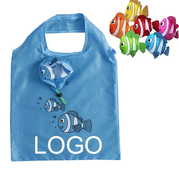 Polyester Folding Cute Fish Shaped Bags - Polyester Folding Cute Fish Shaped Bags - Image 0 of 7