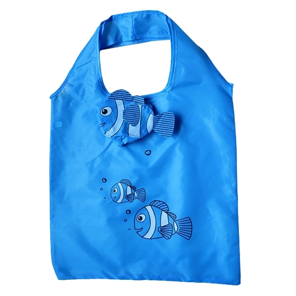 Polyester Folding Cute Fish Shaped Bags - Polyester Folding Cute Fish Shaped Bags - Image 4 of 7