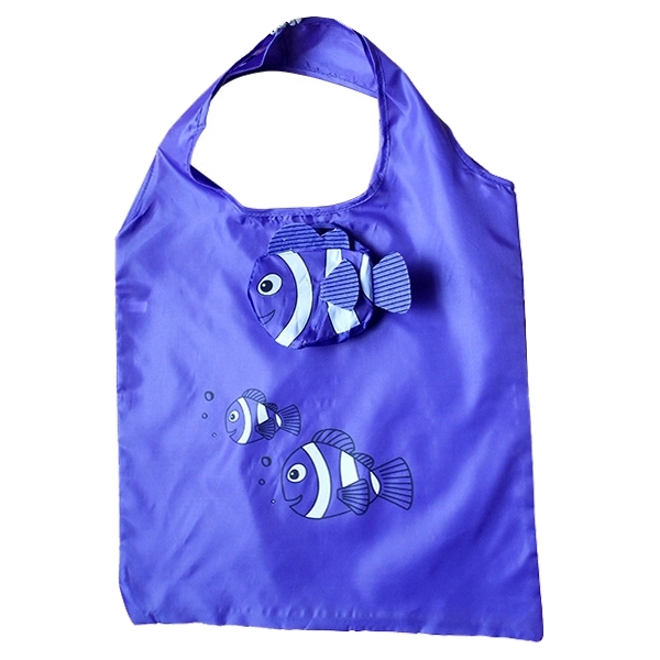 Polyester Folding Cute Fish Shaped Bags - Polyester Folding Cute Fish Shaped Bags - Image 7 of 7