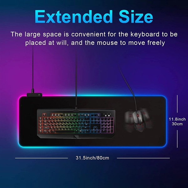 Large RGB Games Mouse Mat - Large RGB Games Mouse Mat - Image 1 of 6