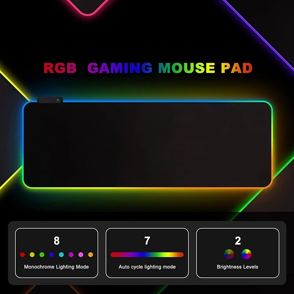 Large RGB Games Mouse Mat - Large RGB Games Mouse Mat - Image 3 of 6