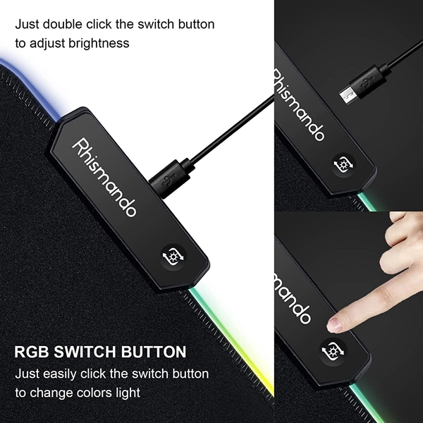 Large RGB Games Mouse Mat - Large RGB Games Mouse Mat - Image 4 of 6