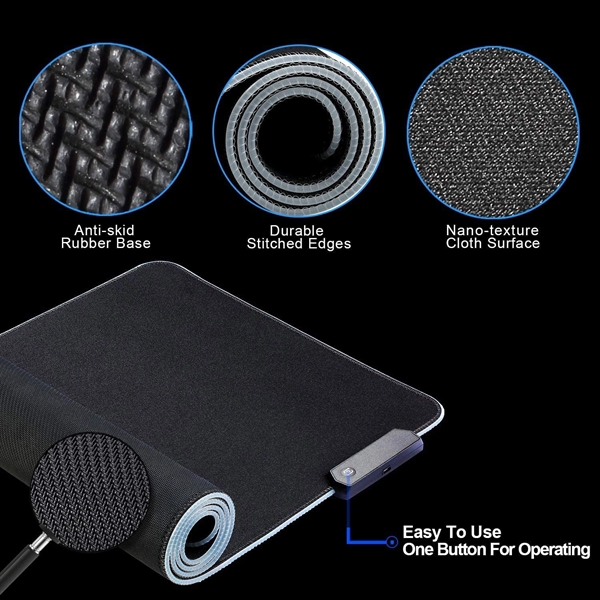 Large RGB Games Mouse Mat - Large RGB Games Mouse Mat - Image 5 of 6