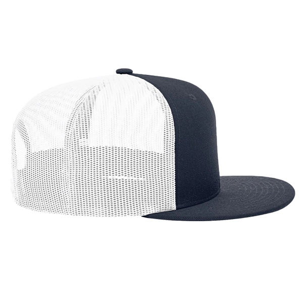 Richardson® Wool Blend Flat Bill Trucker - Richardson® Wool Blend Flat Bill Trucker - Image 3 of 32