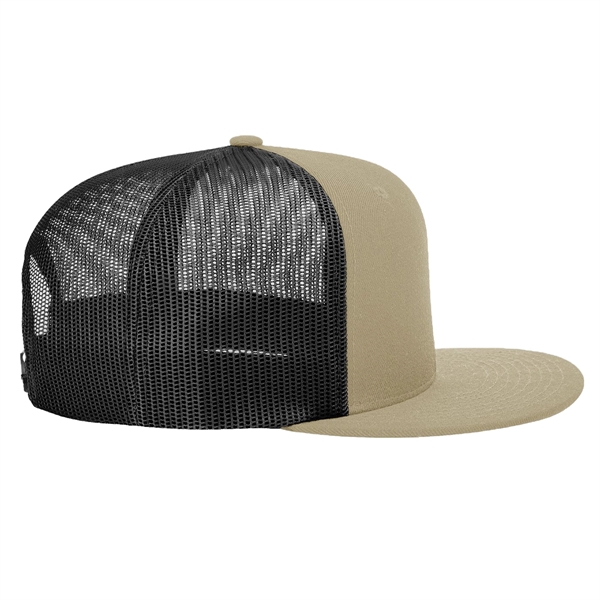 Richardson® Wool Blend Flat Bill Trucker - Richardson® Wool Blend Flat Bill Trucker - Image 9 of 32