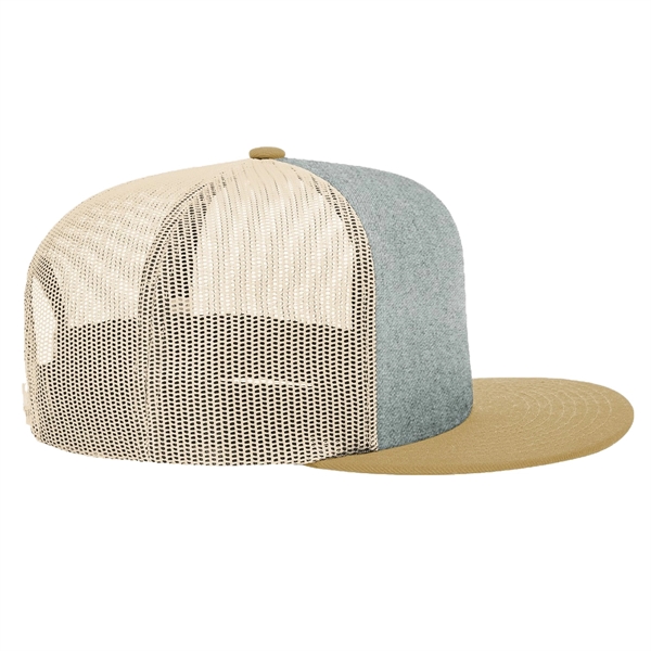 Richardson® Wool Blend Flat Bill Trucker - Richardson® Wool Blend Flat Bill Trucker - Image 15 of 32