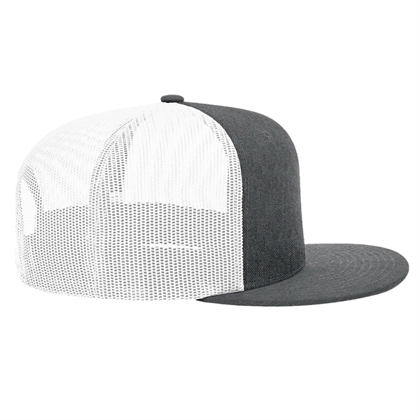 Richardson® Wool Blend Flat Bill Trucker - Richardson® Wool Blend Flat Bill Trucker - Image 18 of 32