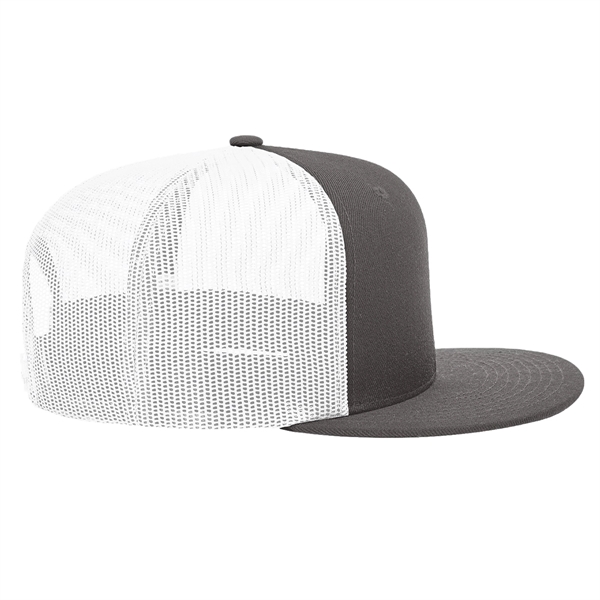 Richardson® Wool Blend Flat Bill Trucker - Richardson® Wool Blend Flat Bill Trucker - Image 21 of 32