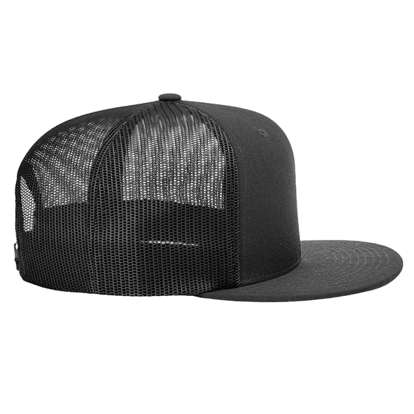 Richardson® Wool Blend Flat Bill Trucker - Richardson® Wool Blend Flat Bill Trucker - Image 30 of 32
