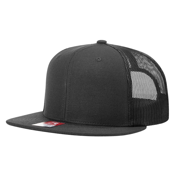 Richardson® Wool Blend Flat Bill Trucker - Richardson® Wool Blend Flat Bill Trucker - Image 32 of 32